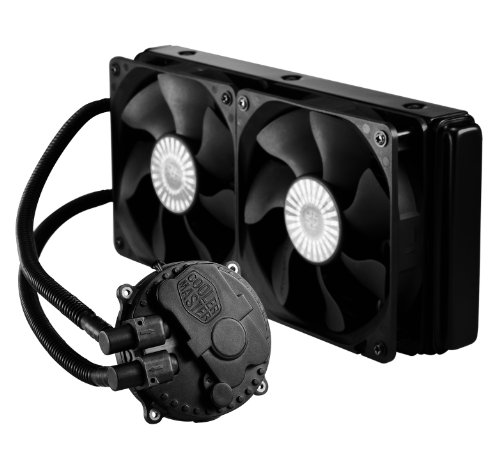 Cooler Master Seidon 240M Liquid CPU Water Cooling System with Copper Heatsink and 240mm Radiator – 2 Fans